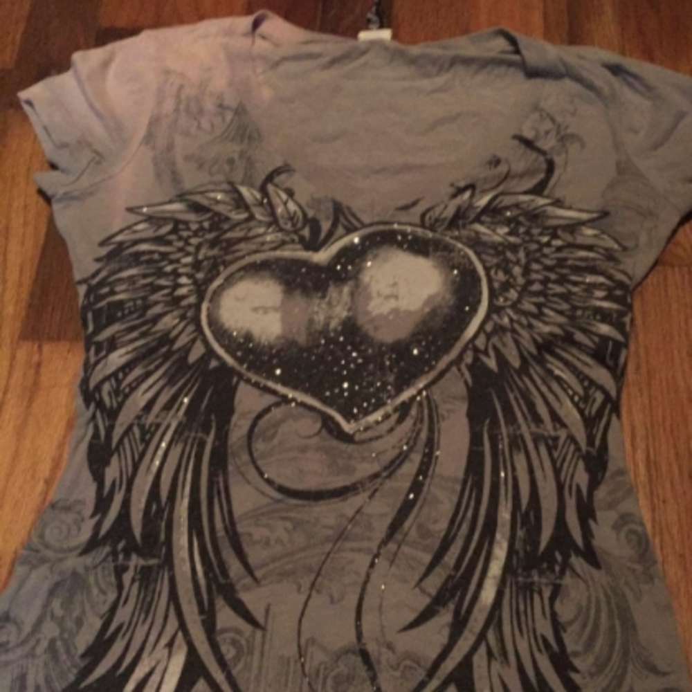 V cut shirt